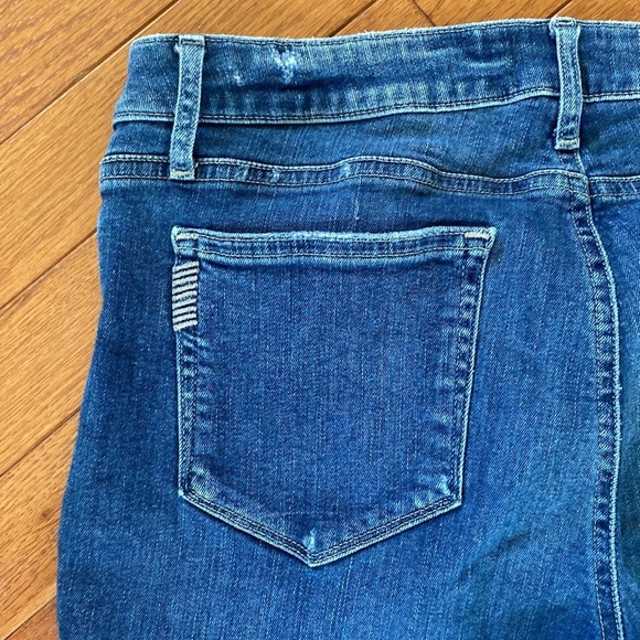 NWOT PAIGE VERDUGO ANKLE PETITE SZ32 W/RAW/CHEWED HEM SLIM LEG JEAN - Picture 14 of 16